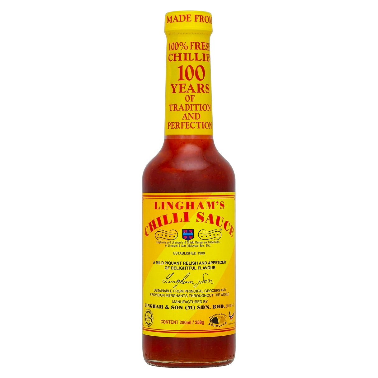 Linghams Chilli Sauce 280Ml