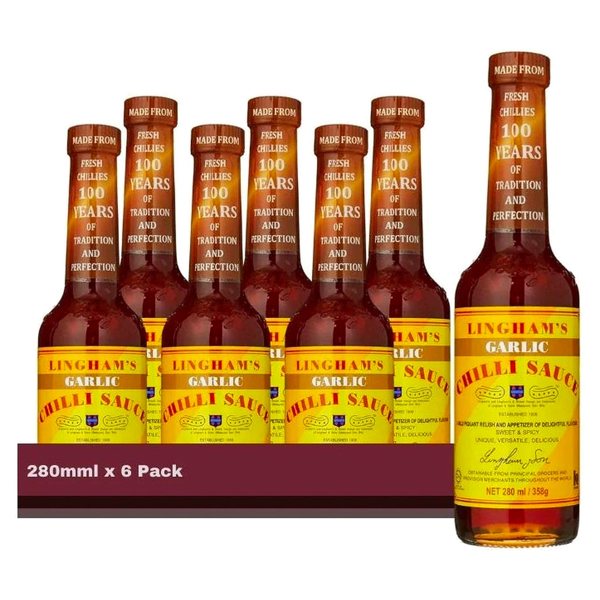 Linghams - Garlic Chilli Sauce 280Ml (Case of 6)