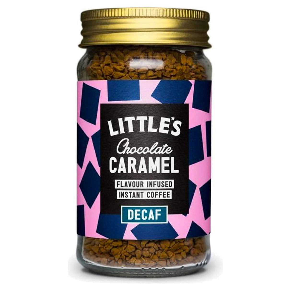 Littles Decaf Flavoured Instant Coffee Chocolate Caramel 50G