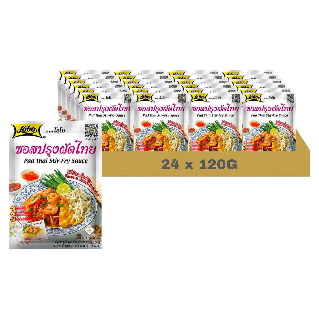 Lobo Pad Thai Stir Fry Sauce 120G (Case of 24)