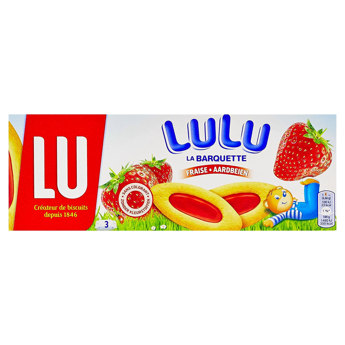 Lu Barquette Strawberry 120G