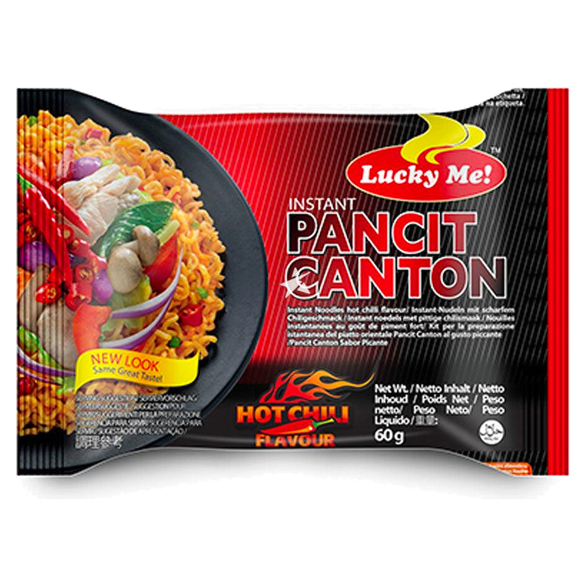 Lucky Me Pancit Canton Chilli Instant Noodles 60G