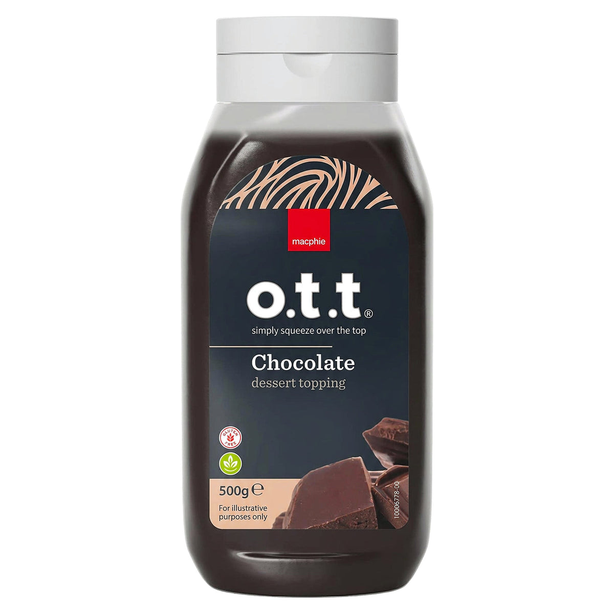 Macphie O.T.T Chocolate Dessert Topping 500G
