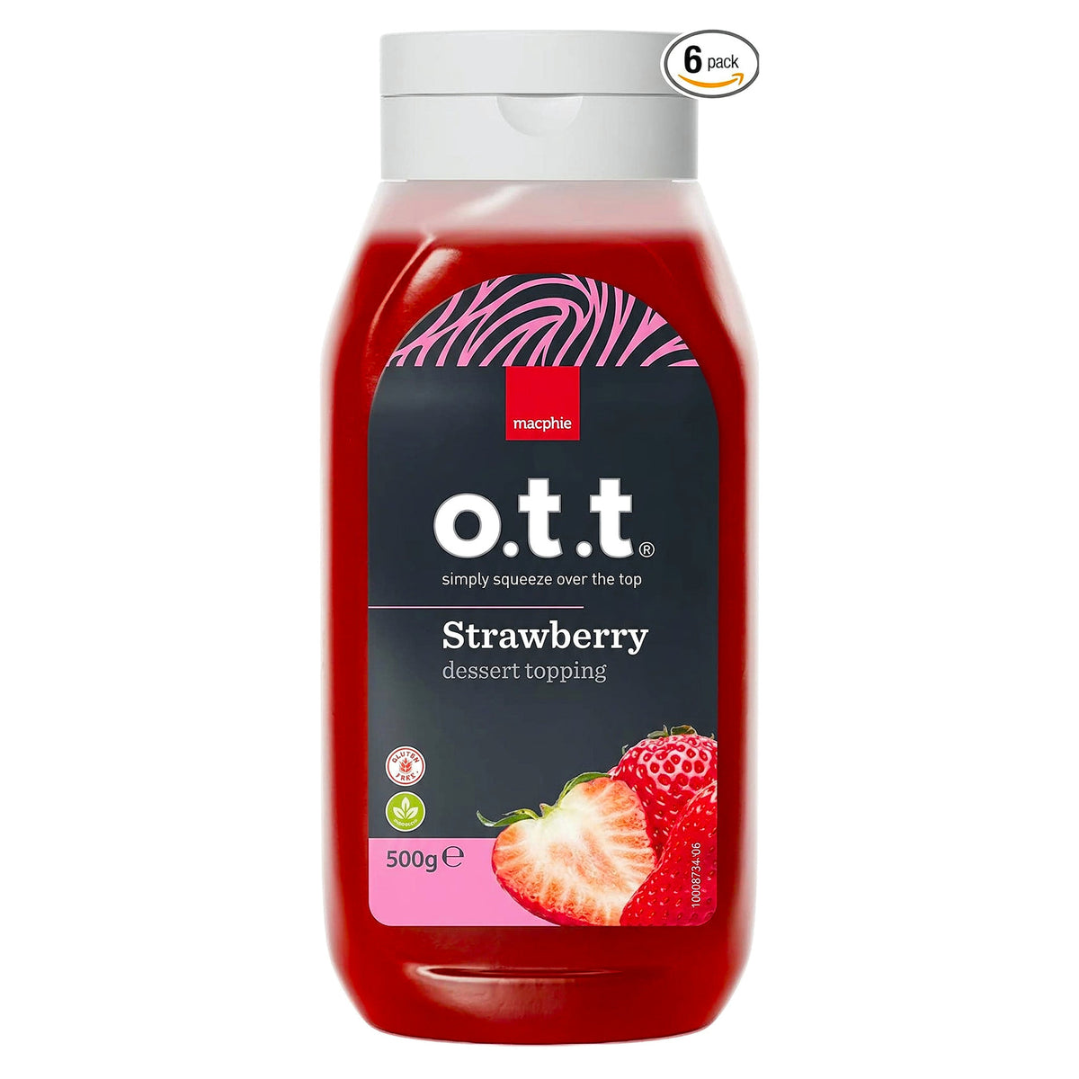 Macphie O.T.T Strawberry Dessert Topping 500G