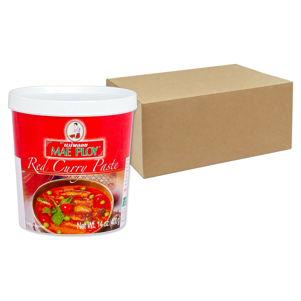 Mae Ploy Red Curry Paste 400G (Case of 24)