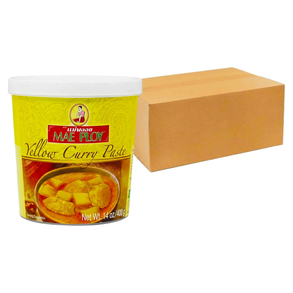 Mae Ploy Yellow Curry Paste 400G (Case of 24)