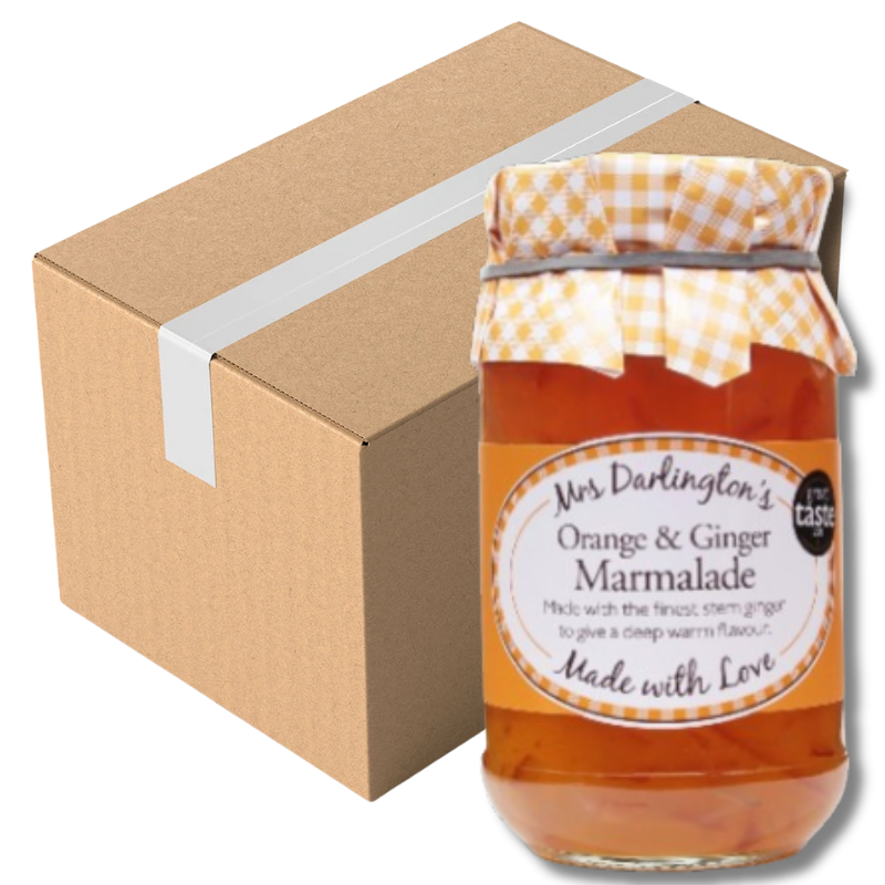 Mrs Darlington - Orange & Ginger Marmalade 340g (Case of 6)