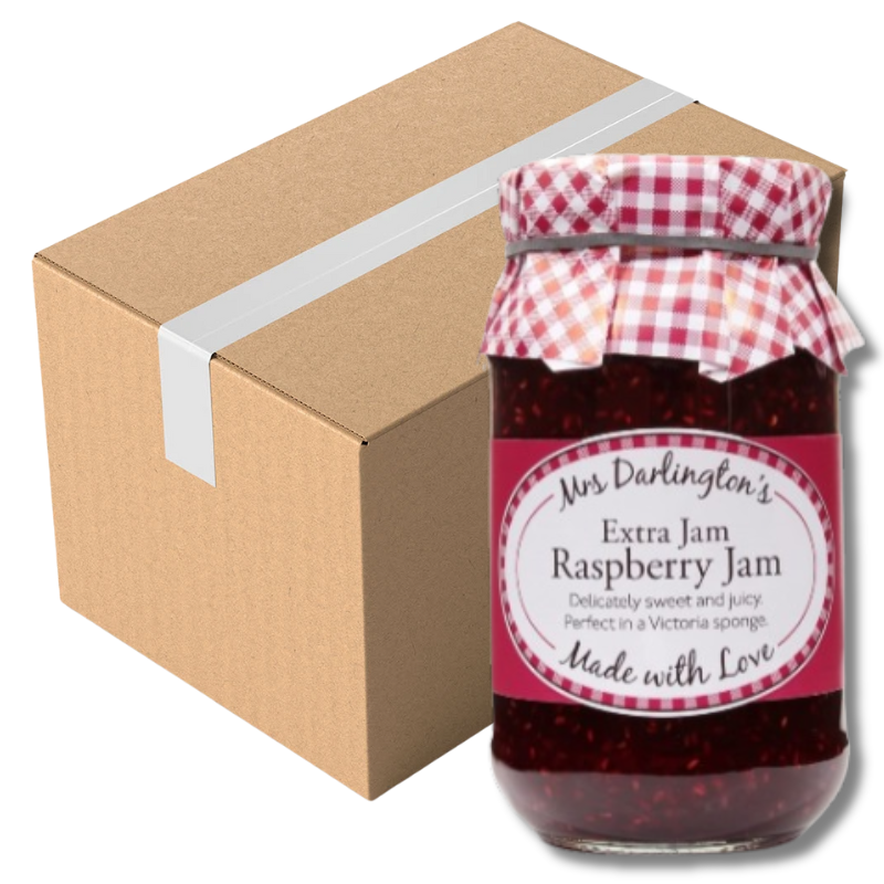 Mrs Darlington's Raspberry Jam 340G (Case of 6)