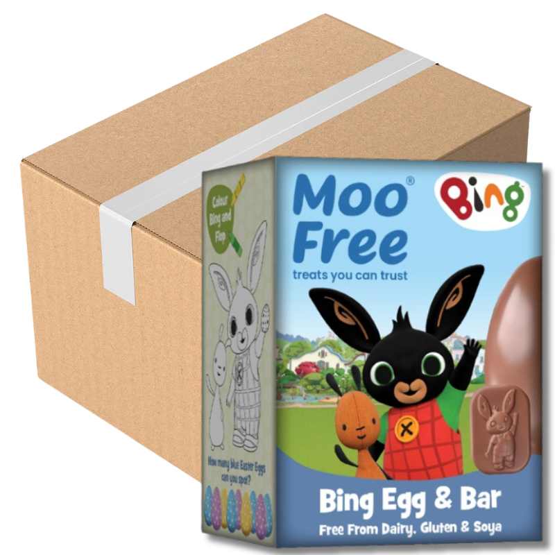 Moo Free Bing Egg And Bar 80G (Case of 6)