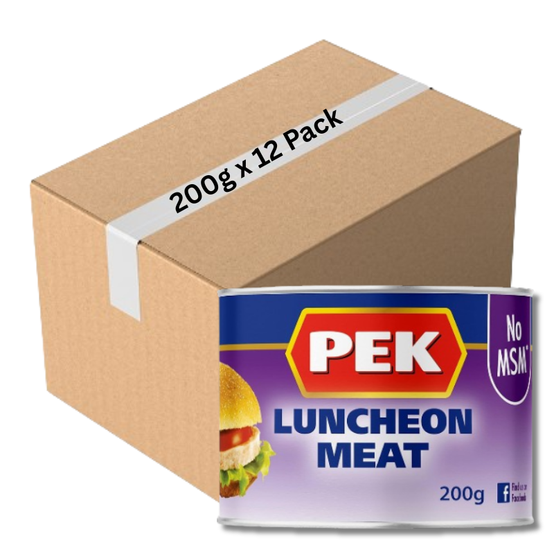 PEK Pork Luncheon Meat 200G (Case of 12)
