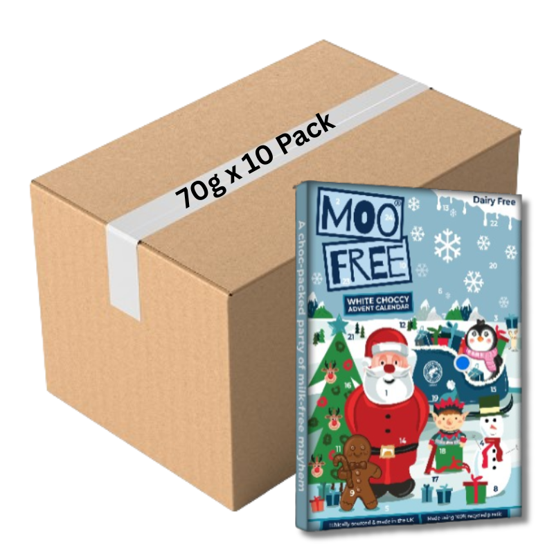 White Chocolate Advent Calendar 70G (Case of 10)