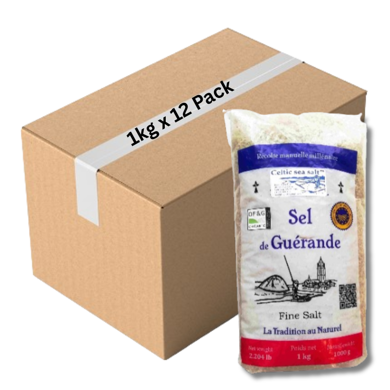 Celtic Sea Salt/Sel De Guerande Natural Fine 1kg (Case of 12)