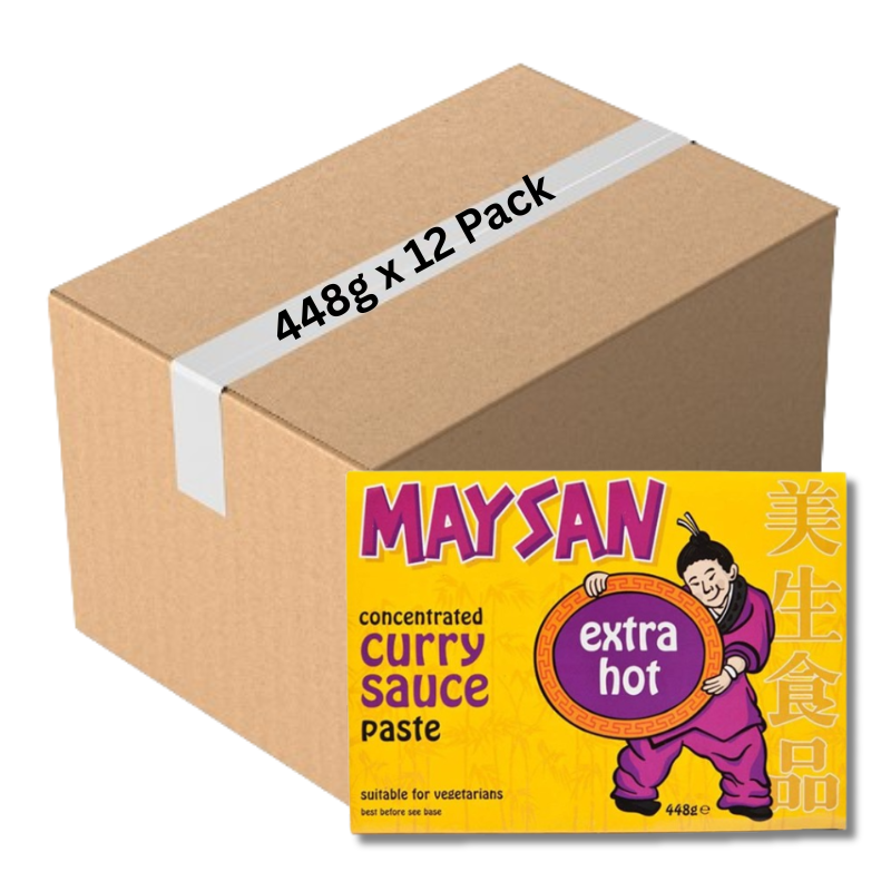 Maysan Extra Hot Curry Sauce Paste 448G (Case of 12)