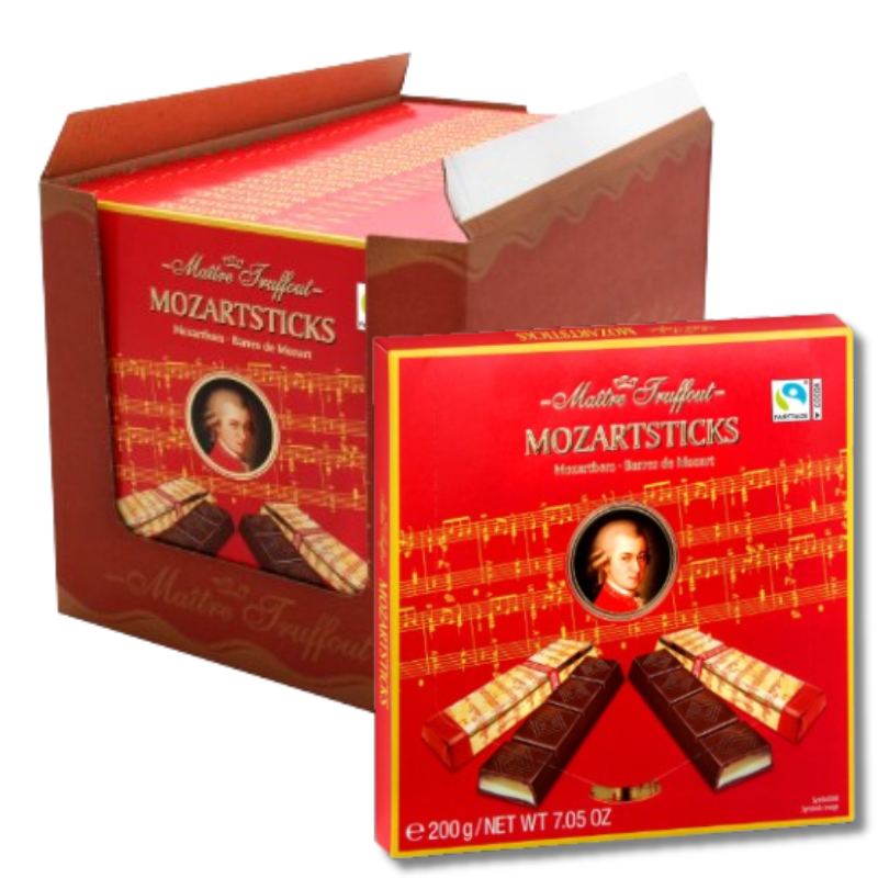 Maître Truffout Mozart Bars 200G (Case of 25)