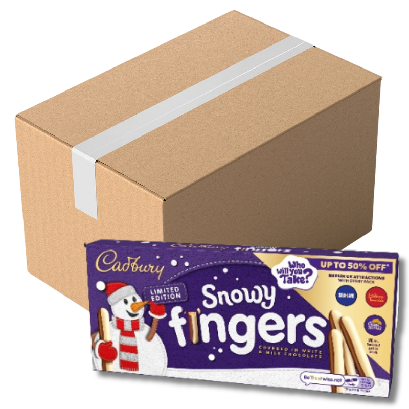 Cadbury Snowy Fingers 115G (Case of 20)