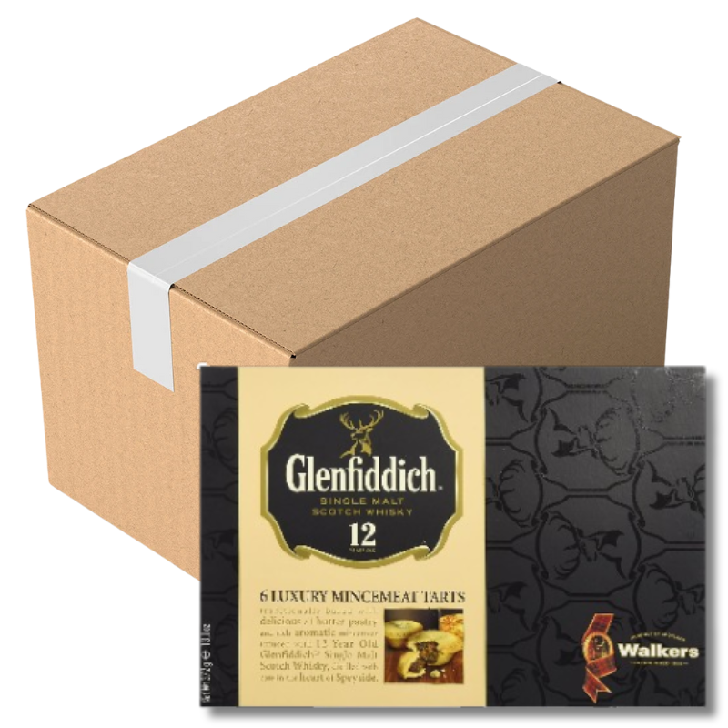 Walkers Glenfiddich 6 Luxury Mince Pies 372G (Case of 6)