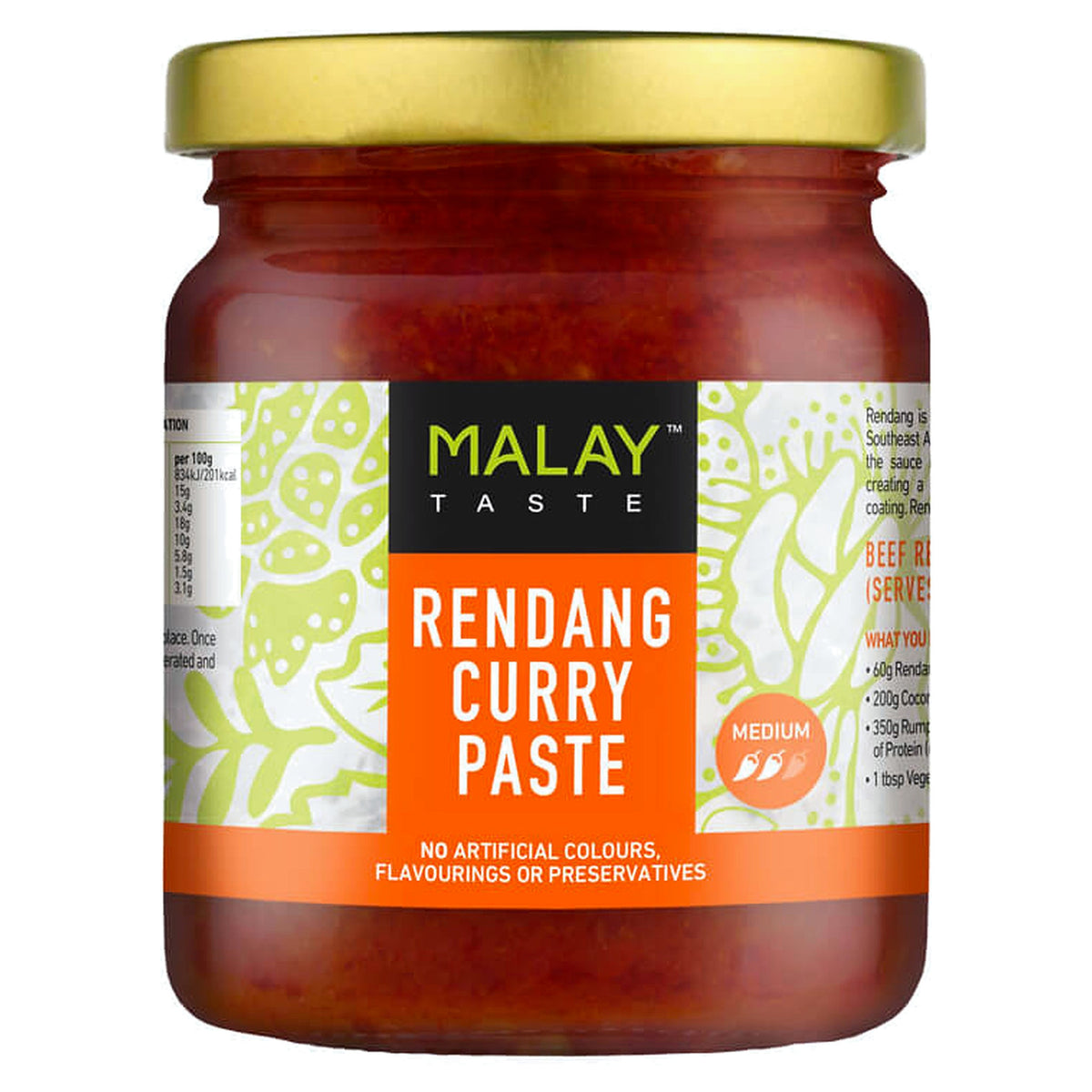 Malay Taste Rendang Curry Paste 185G