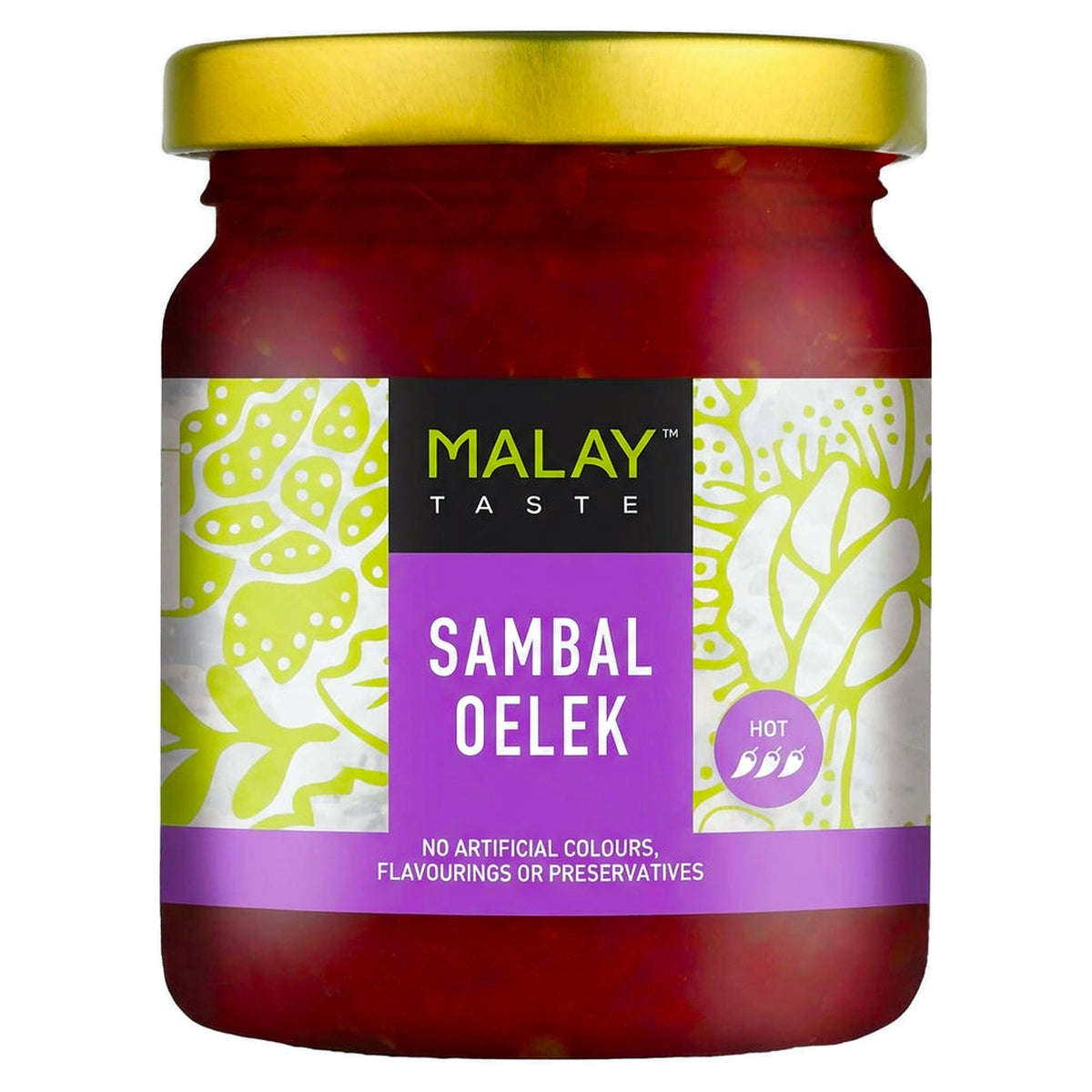 Malay Taste Sambal Oelek Paste 185G