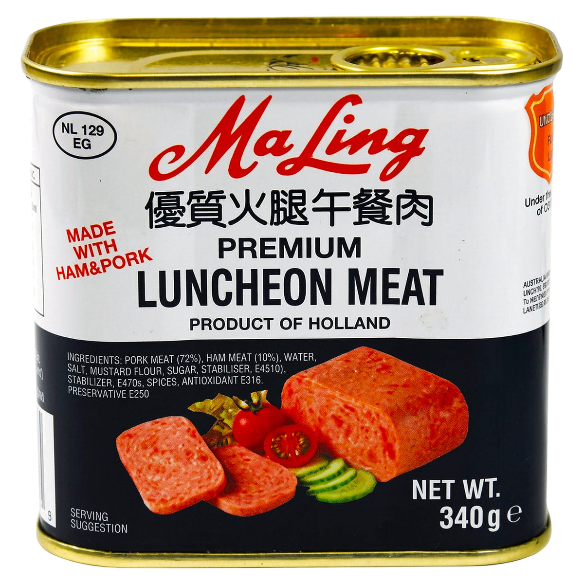 Maling Pork Luncheon Meat 340G