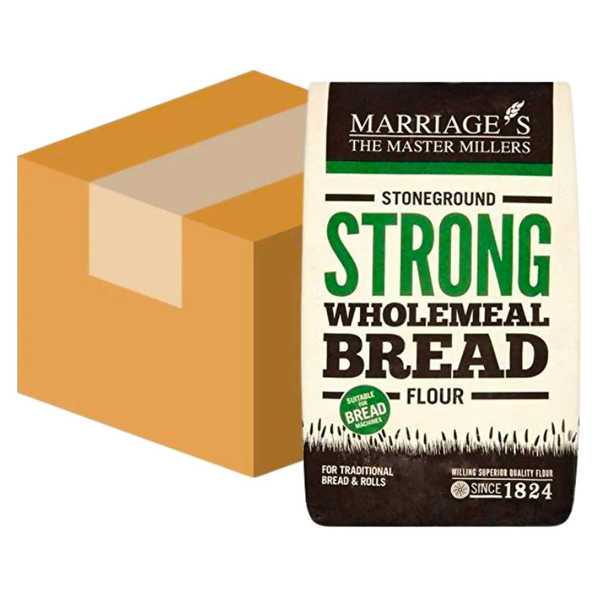Marriages Strong Stoneground Wholemeal 1.5KG (Case of 5)