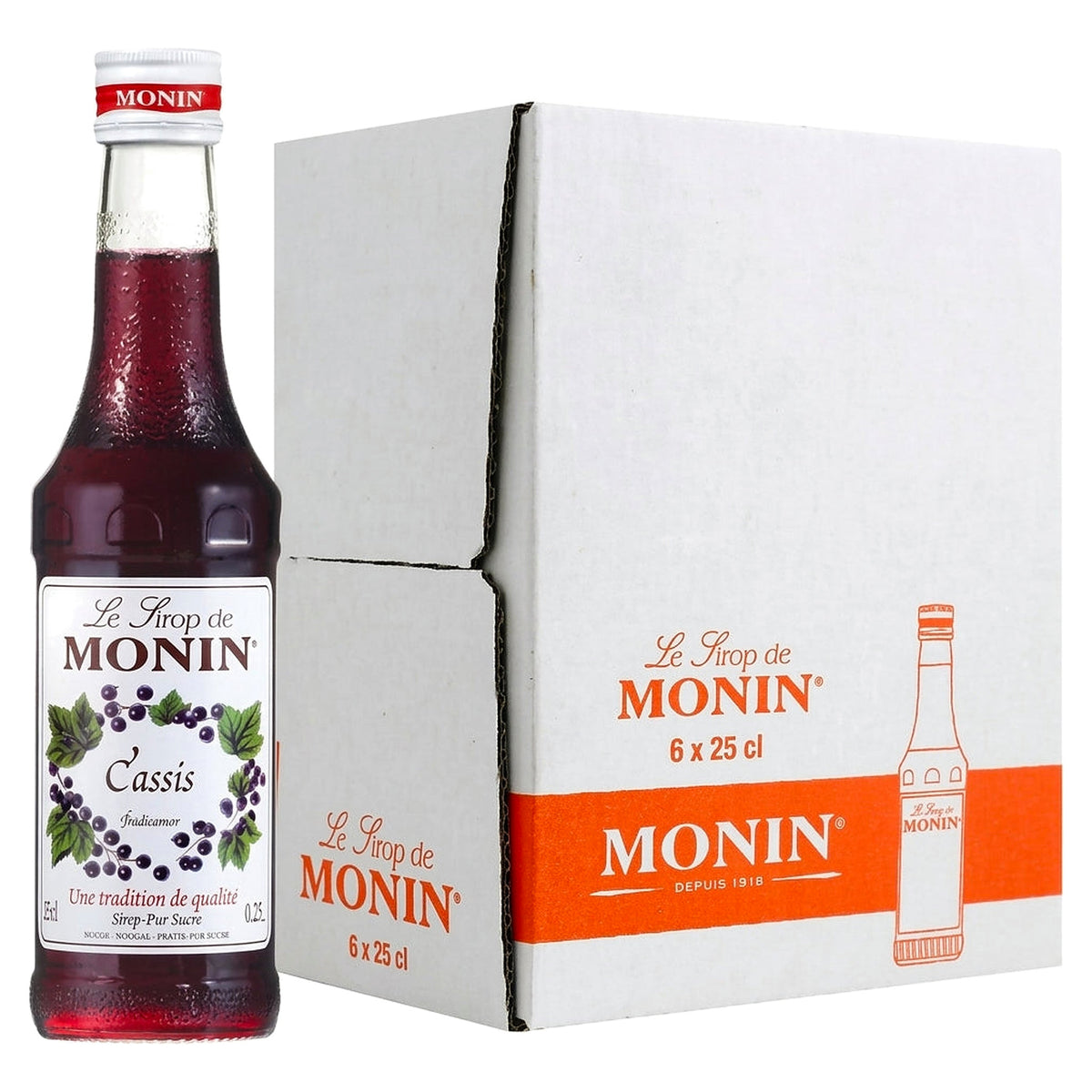 Monin Blackcurrant Syrup 25Cl (Case 6)