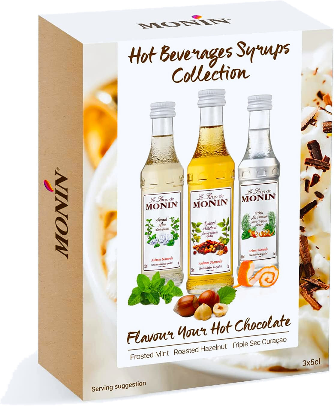 Monin Hot Choc Gift Pack 3x5cl **Expiry Aug 2025**