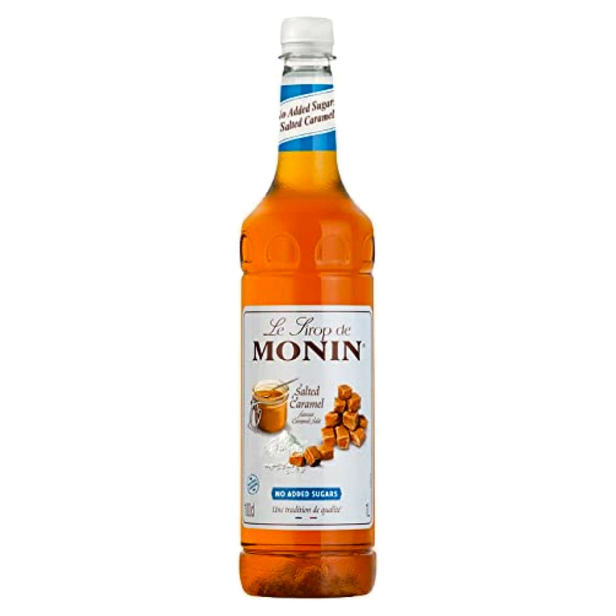 Monin Salted Caramel Syrup No Added Sugar 1L