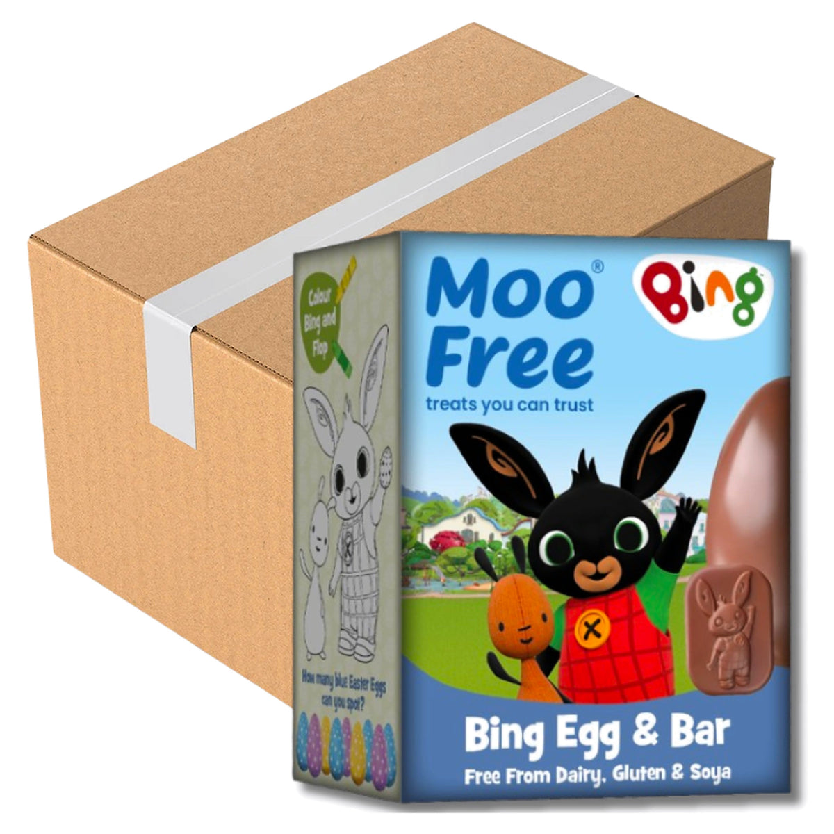 Moo Free Bing Egg And Bar 80G (Case of 6)