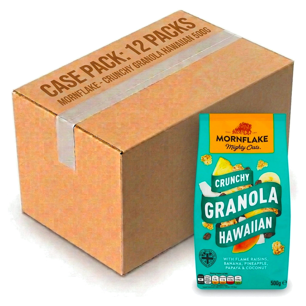 Mornflake Crunchy Granola Hawaiian 500G (Case of 12)