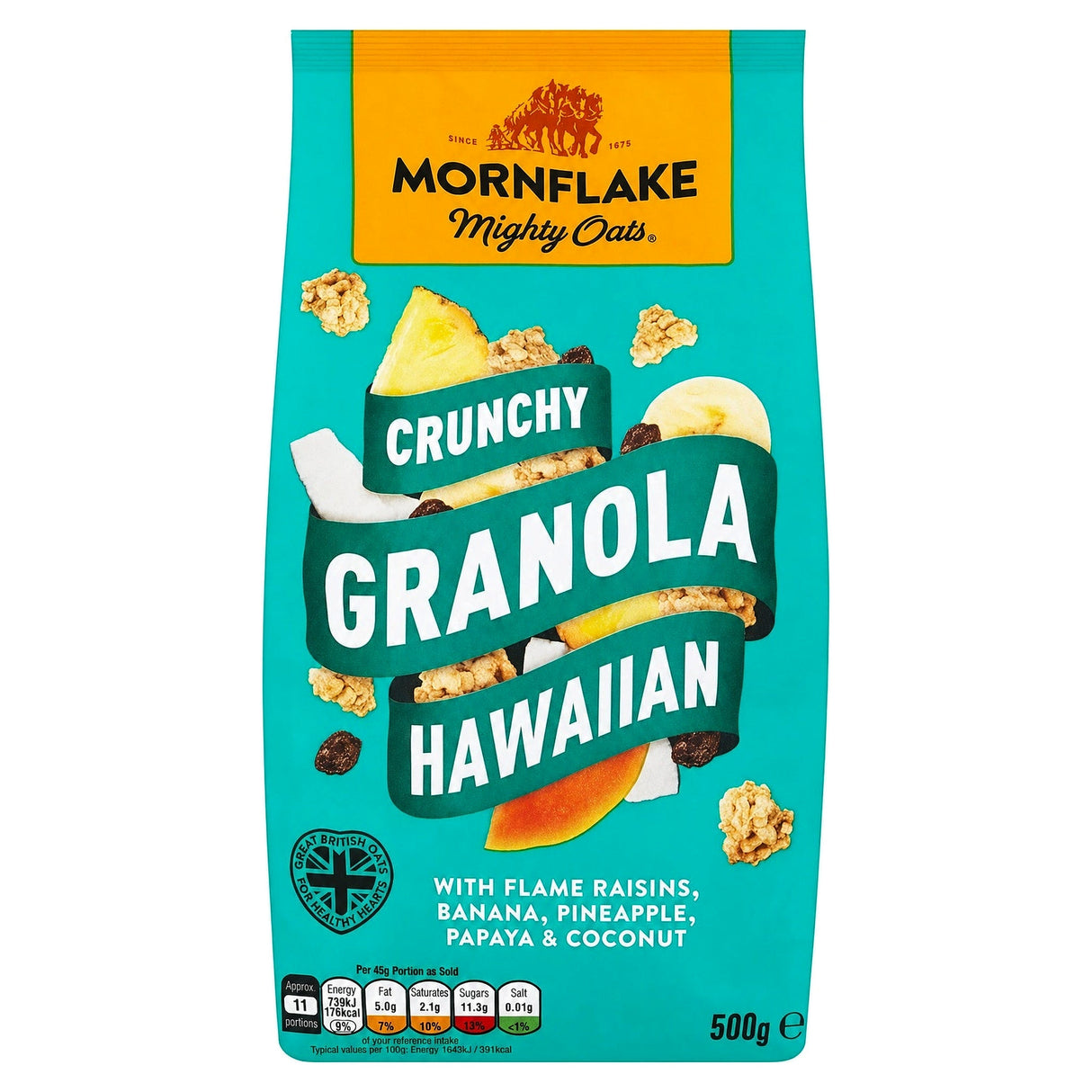 Mornflake Crunchy Granola Hawaiian 500G