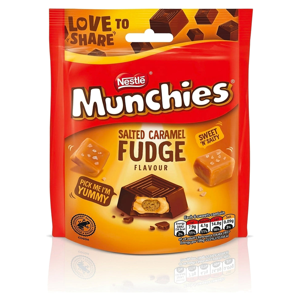 Munchies Salted Caramel Fudge 97G