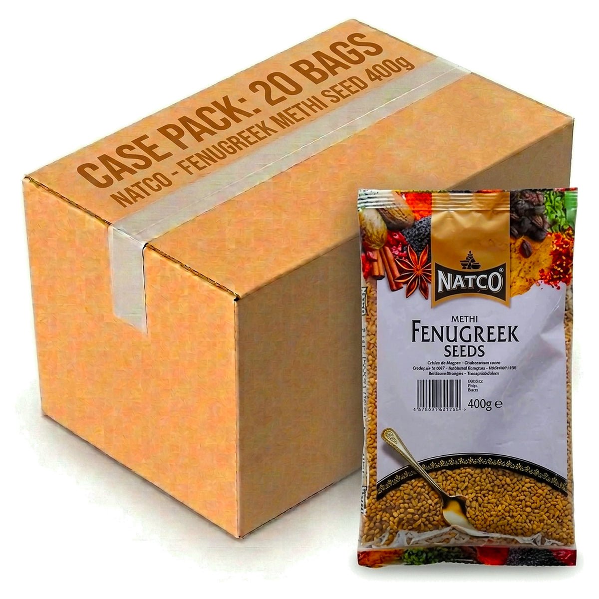 Natco Fenugreek Methi Seed 400G (Case of 20)