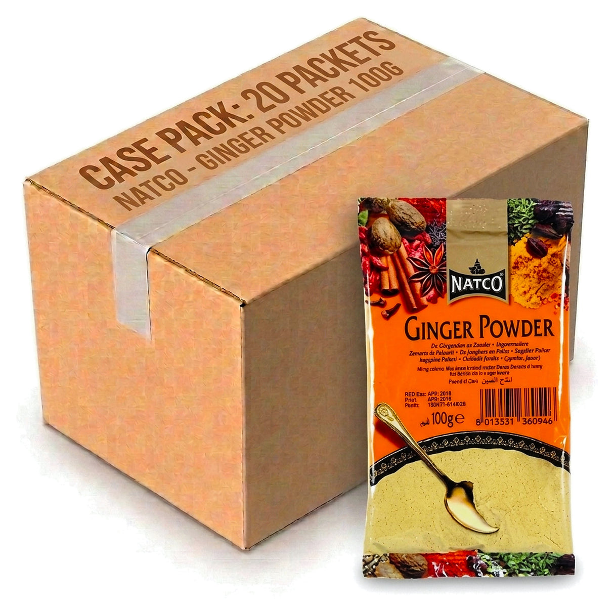 Natco Ginger Powder 100G (Case of 20)