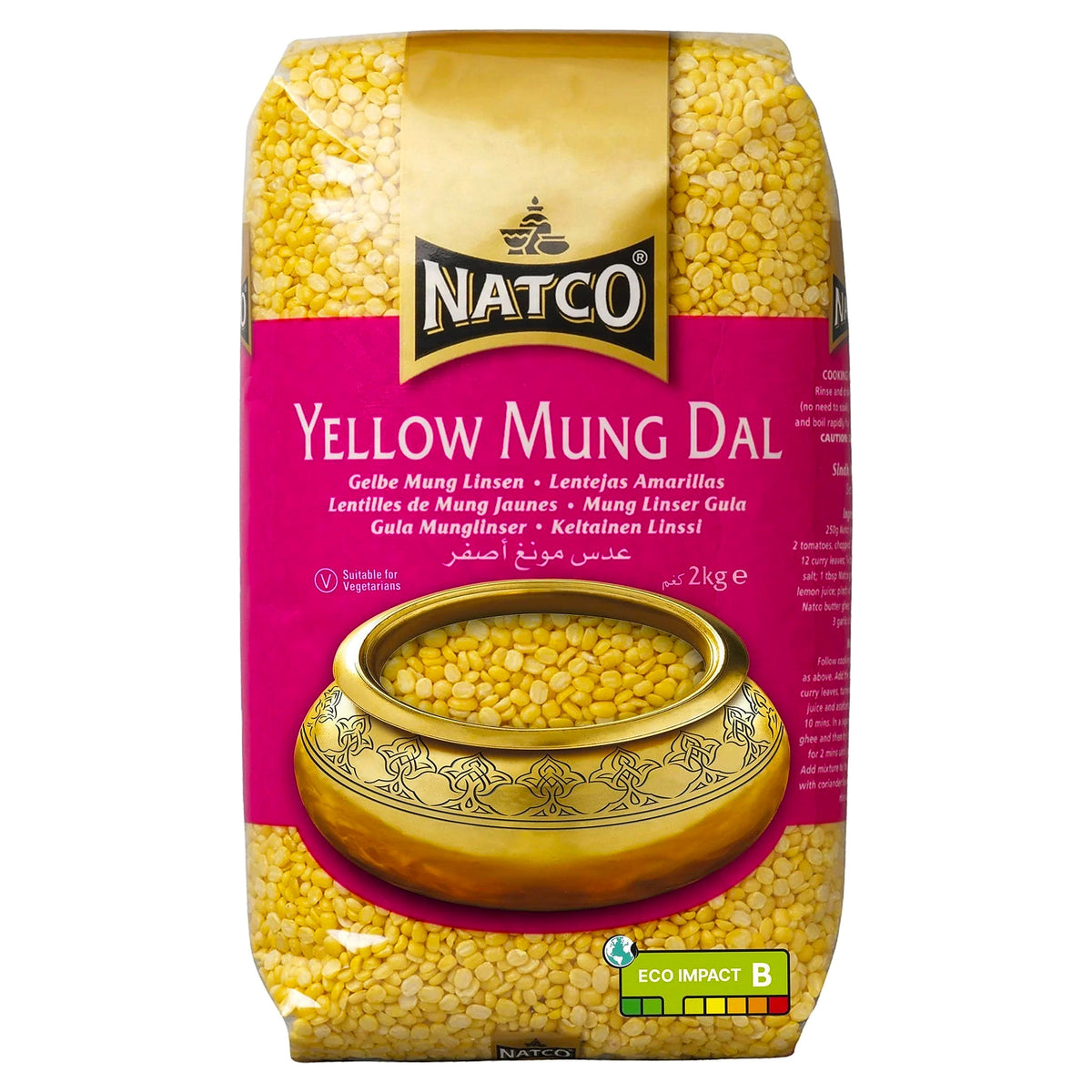 Natco Mung Dal Yellow 2KG