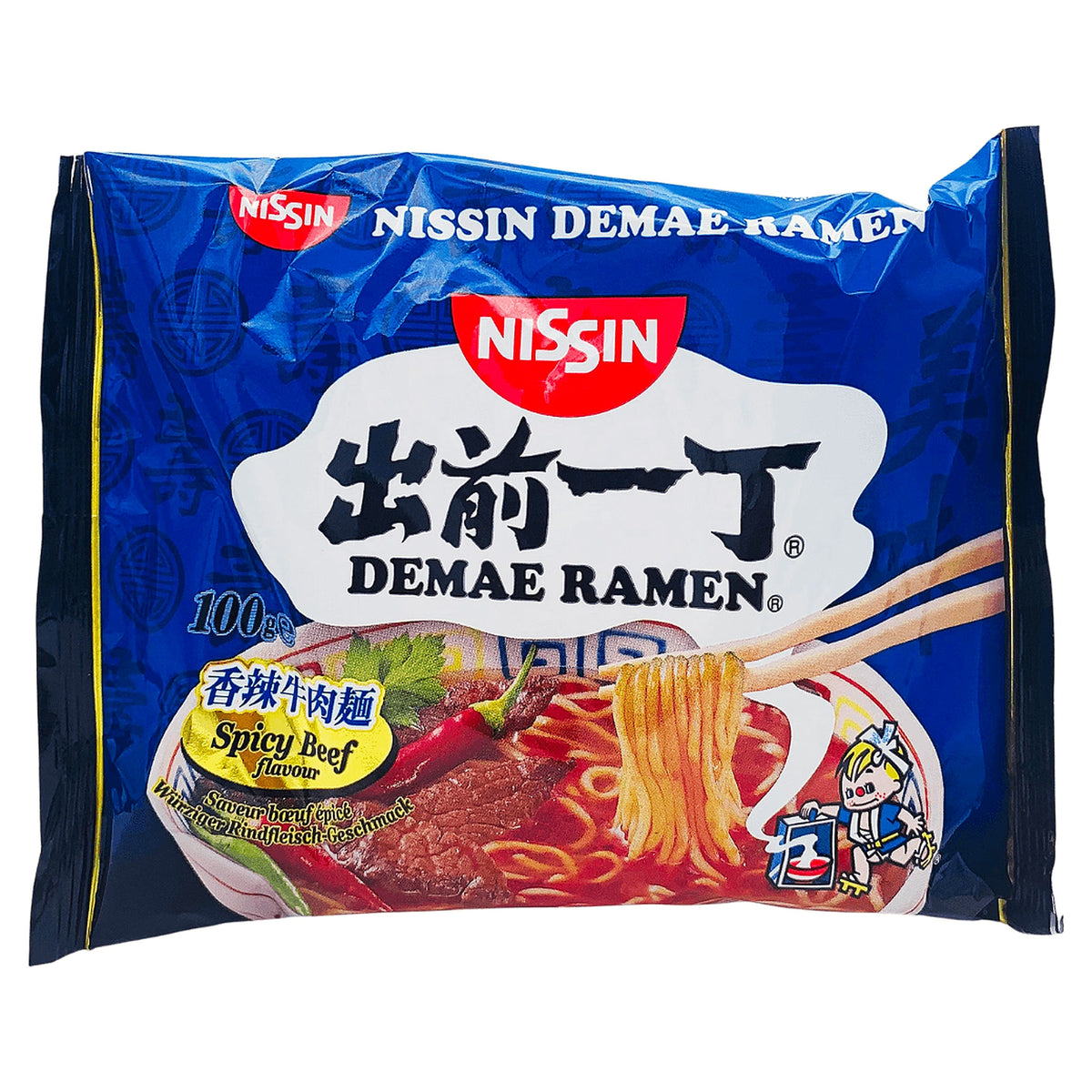 Nissin Demae Ramen Spicy Beef 100G