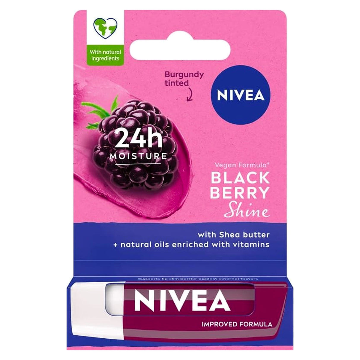Nivea Blackberry Shine Lip Balm 4.8G