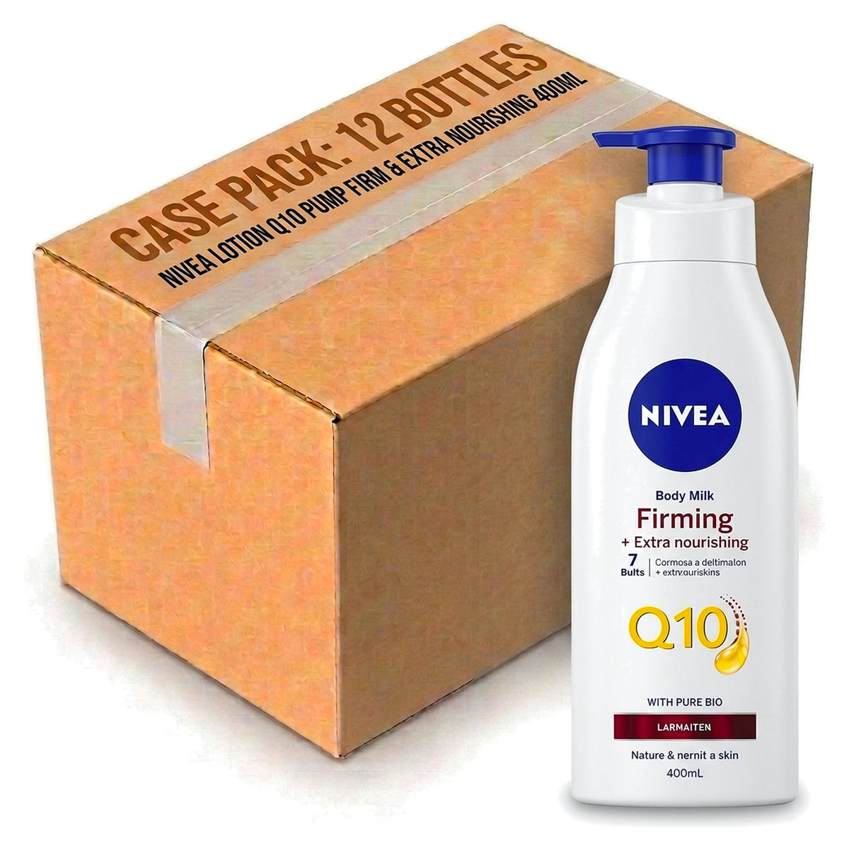 Nivea Lotion Q10 Pump Firm & Extra Nourishing 400ML (Case of 12)