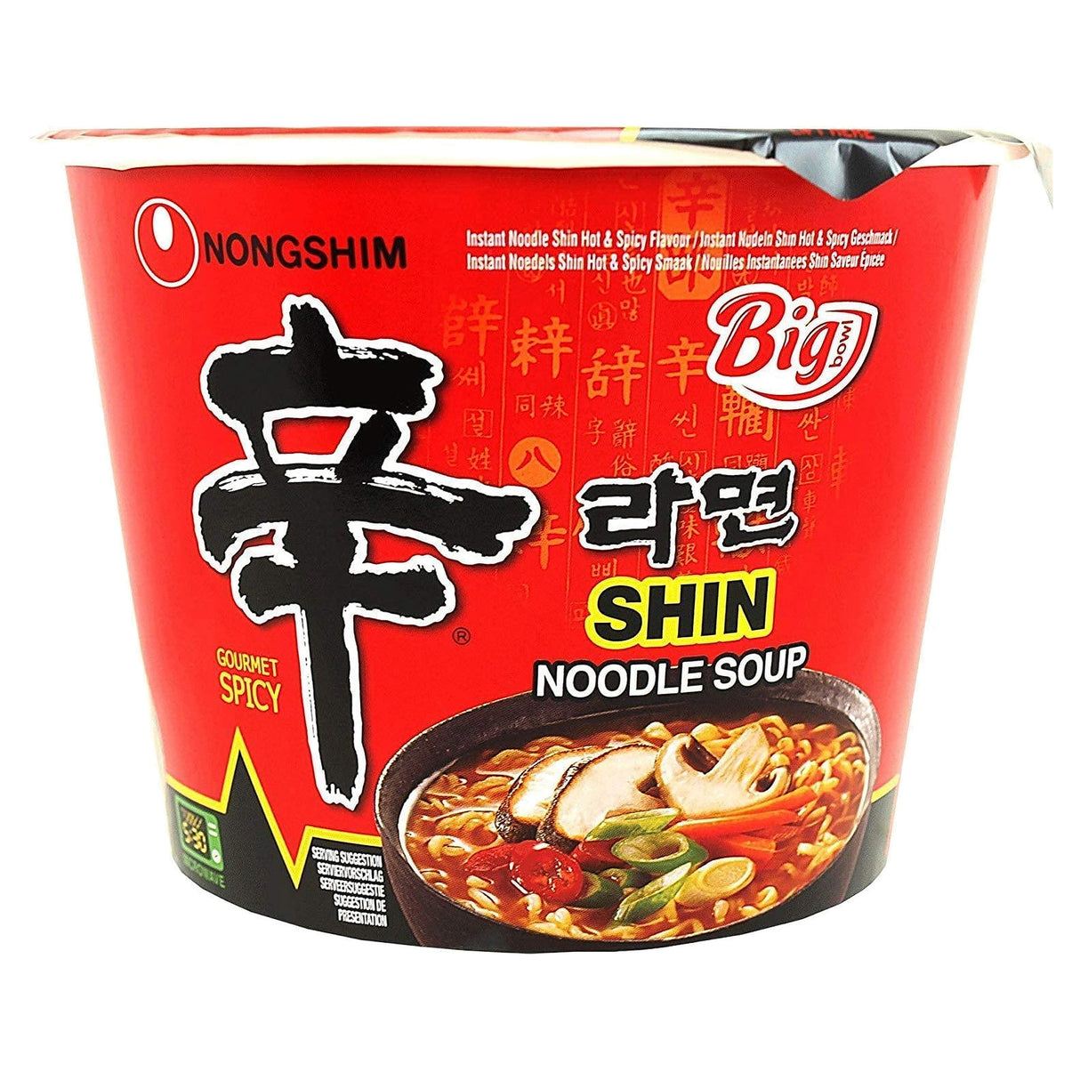 Nongshim Big Bowl Noodle (Shin) 114G