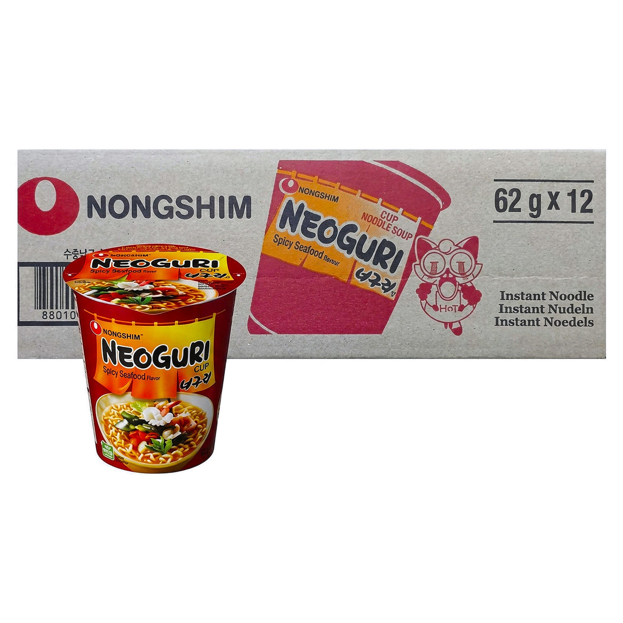 Nongshim Neoguri Cup 62G (Case 12)