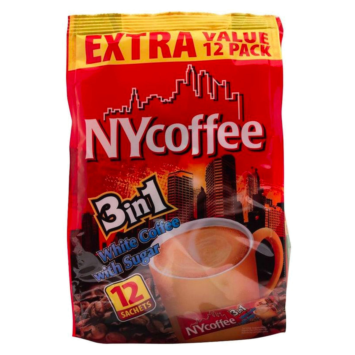 Ny 3 In 1 White Coffee & Sugar Sachets