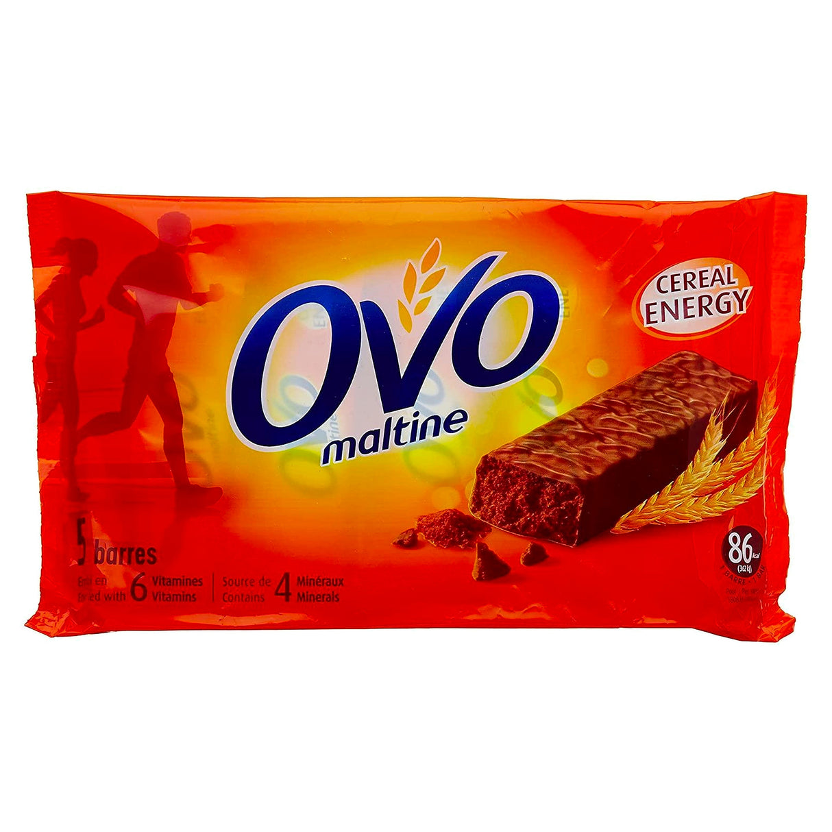 Ovomaltine Chocolate Energy Bar - 5 Bars (100G)