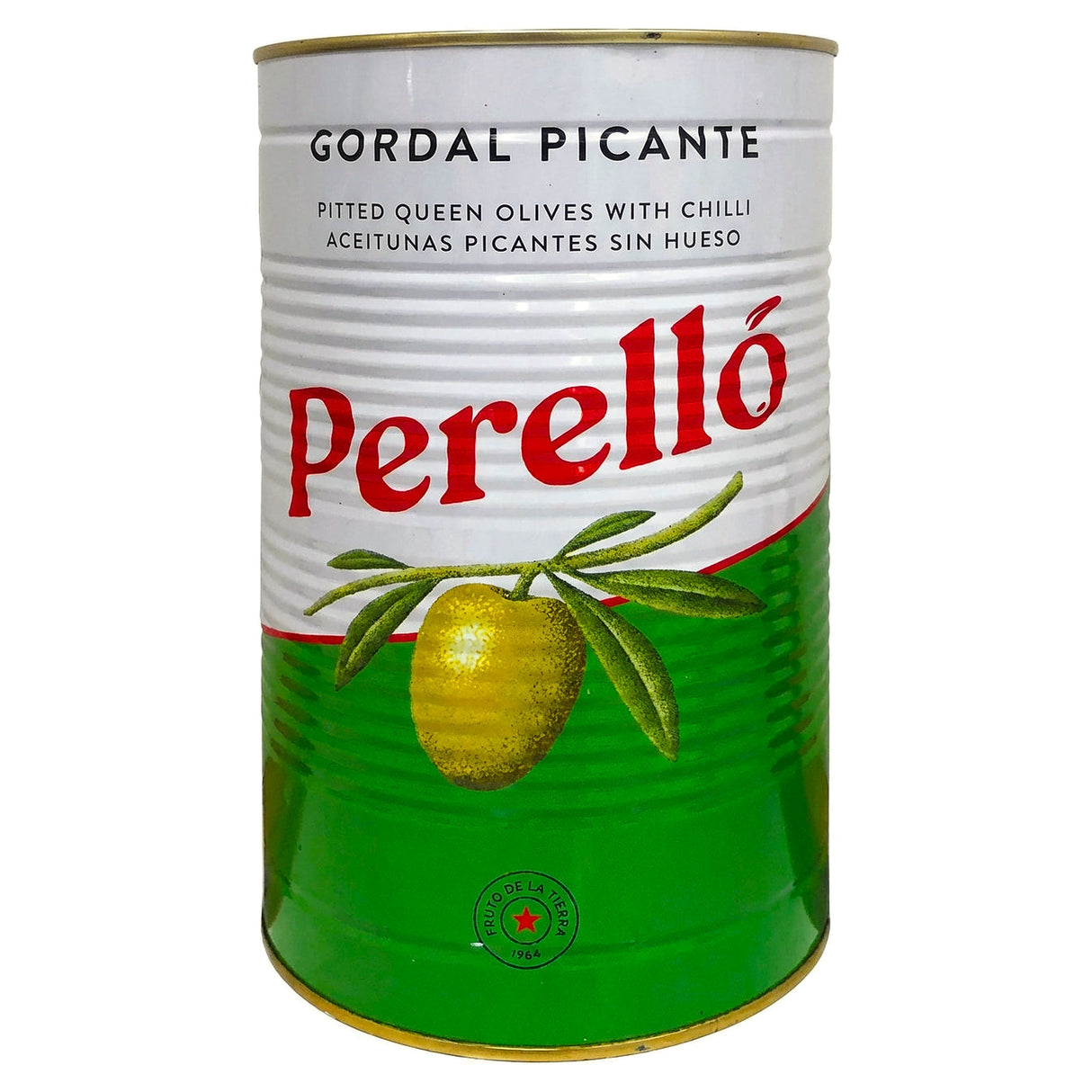 Perello Gordal Pitted Picante Olives 2KG