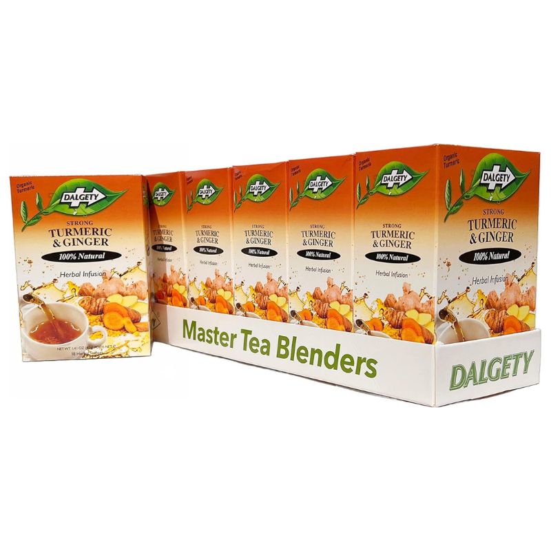 Dalgety Turmeric & Ginger Tea 40G (Case of 6)