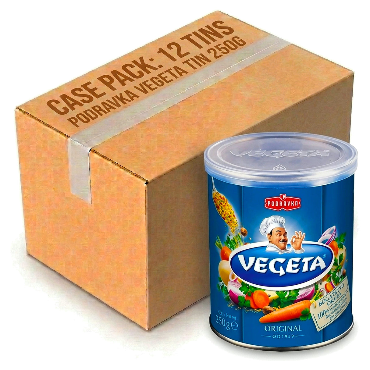 Podravka Vegeta Tin 250G (Case of 12)
