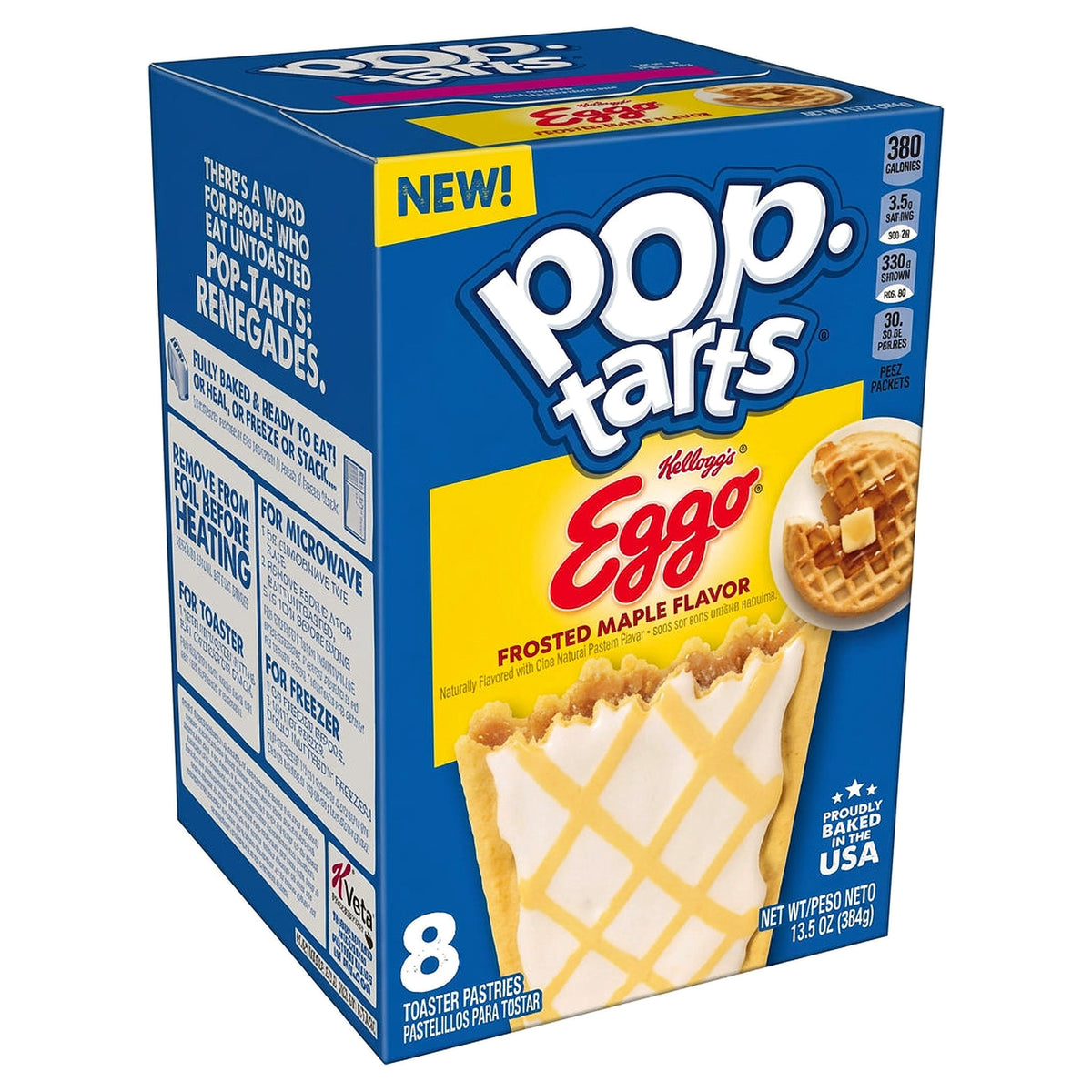 Pop Tarts Eggo Frosted Maple 13.5Oz (384G)