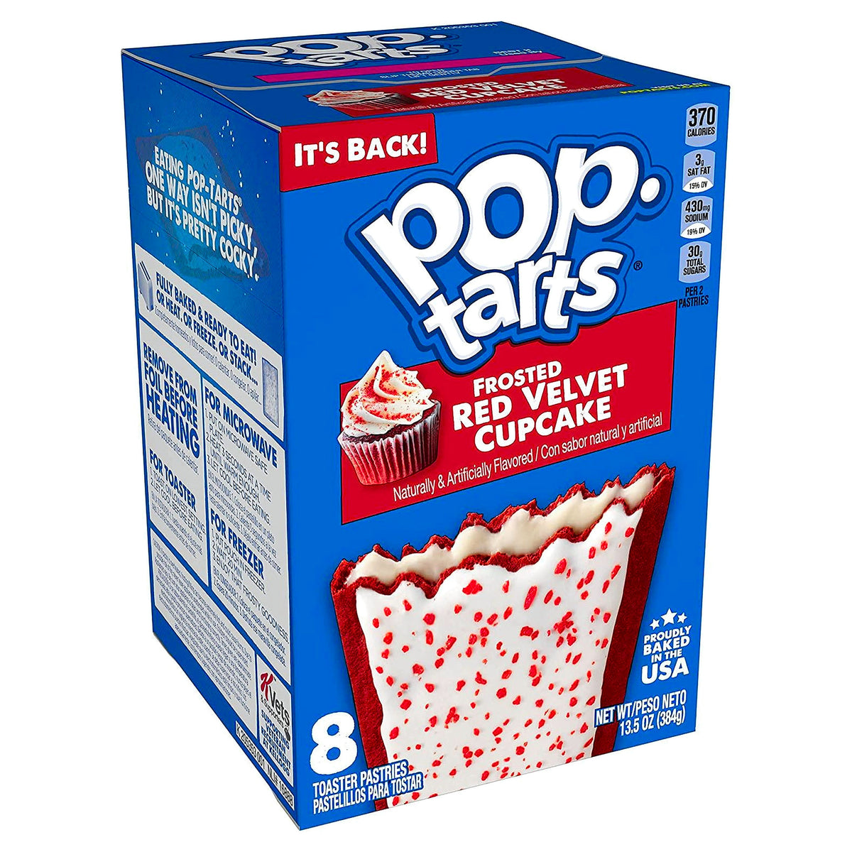 Pop Tarts Frosted Red Velvet 13.5Oz (384G)