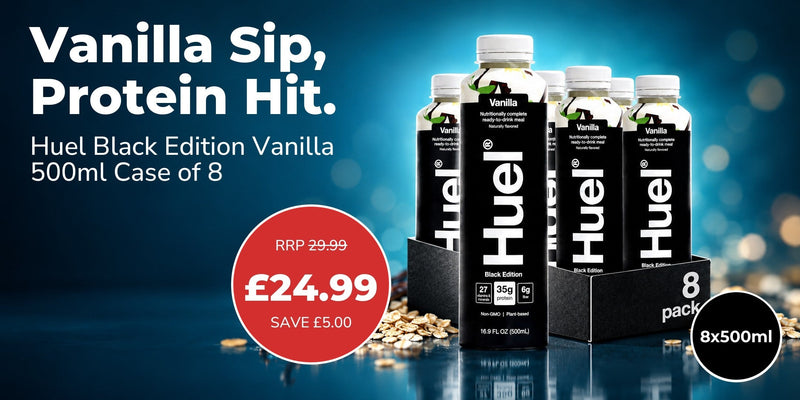 Huel Black Edition Vanilla 500ml Case of 8, £24.99