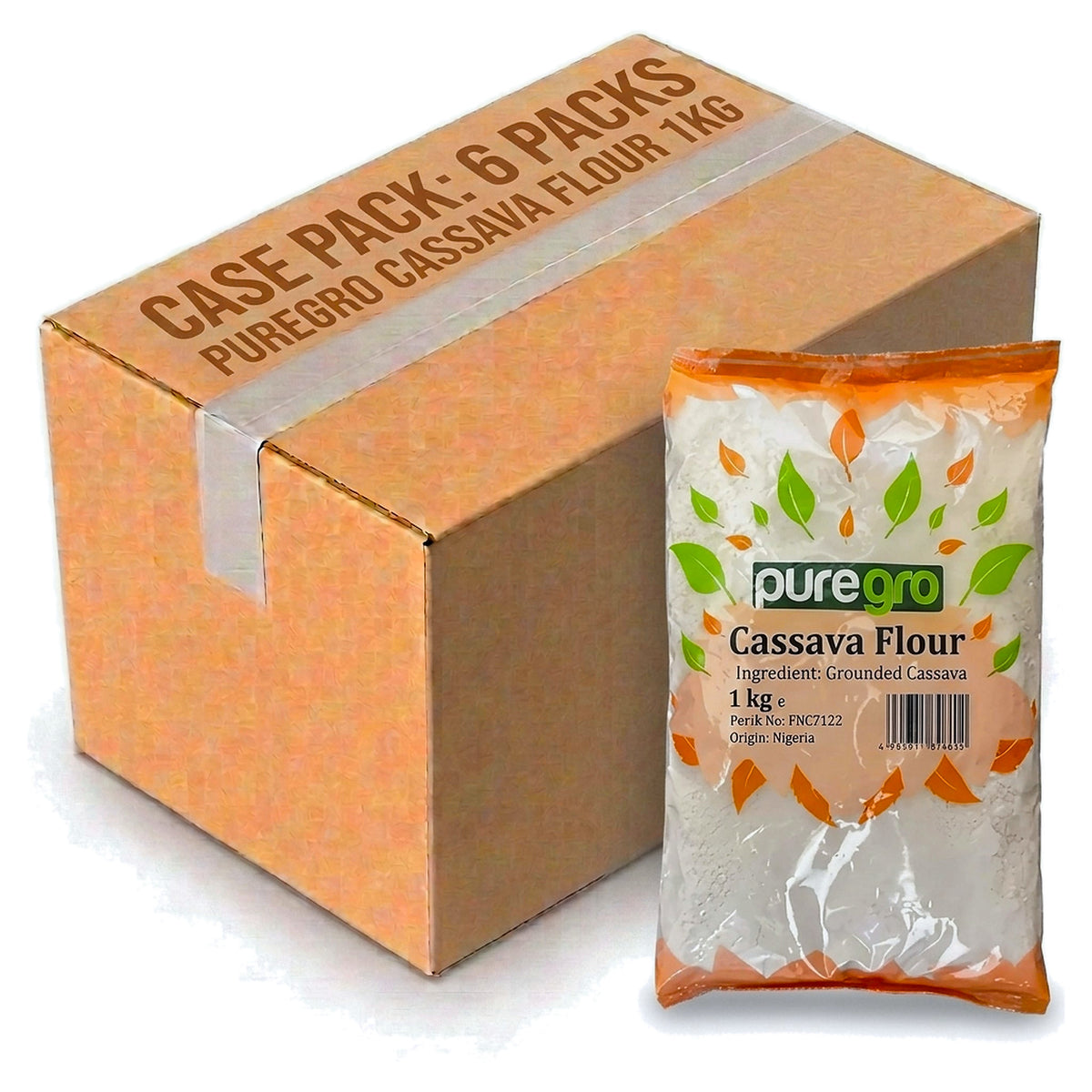 Puregro Cassava Flour 1KG (Case of 6)