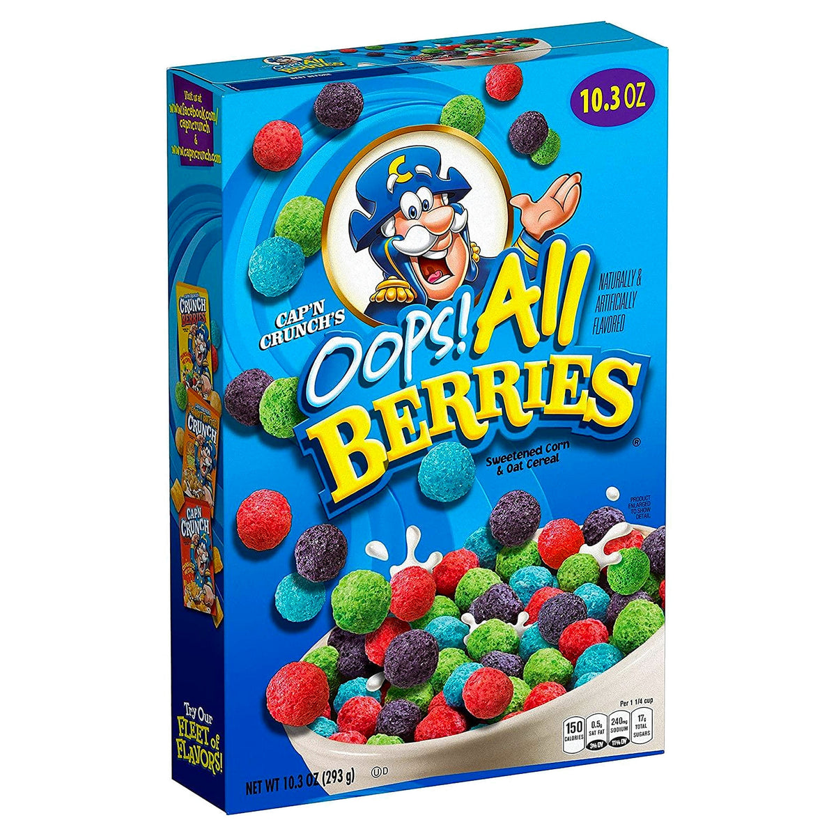 Quaker Oops All Berry Cereal 10.03Oz