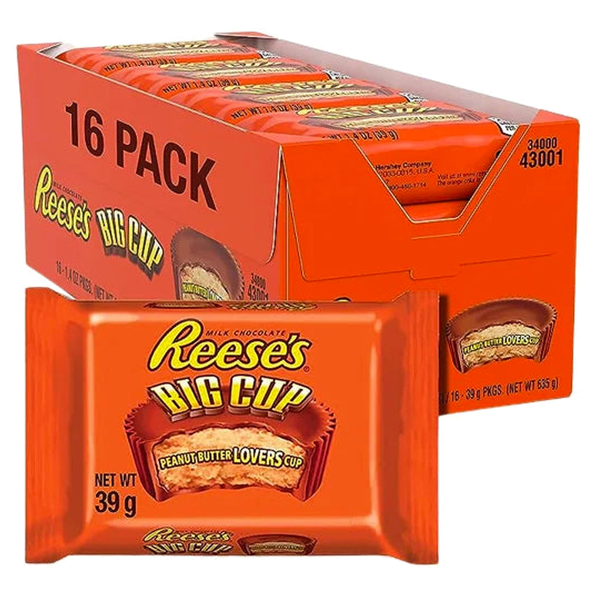 Reese's Big Cup 40G (Pack of 16)